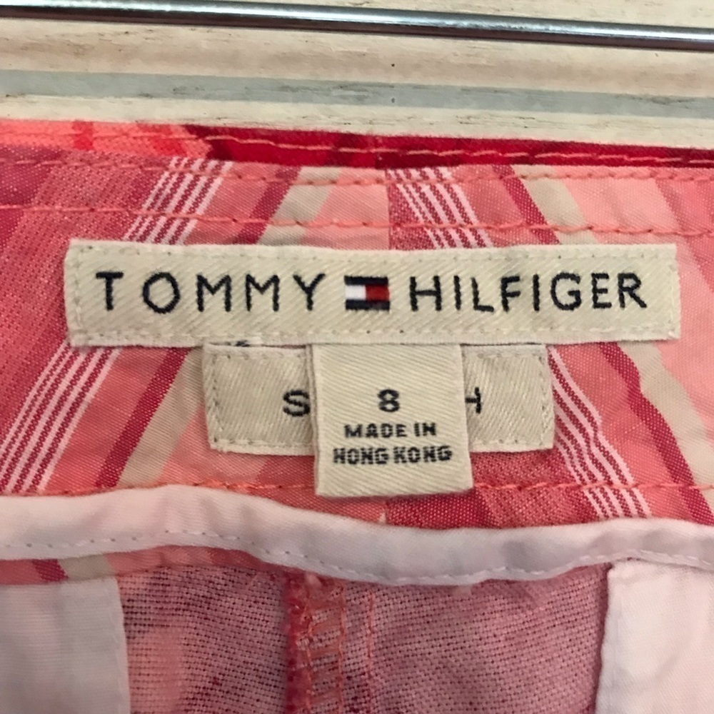 Tommy Hilfiger Pink Floral Crop Capri Pants 8 - Picture 6 of 6